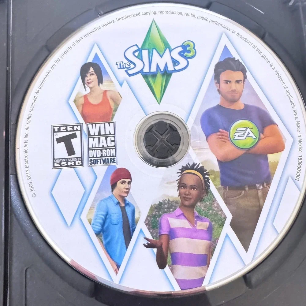 The Sims 3 PC Mac Video Game EA Games DVD-ROM w/ Manual 2009 Simulation Gaming